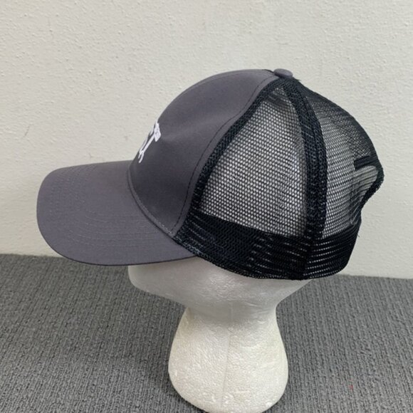 MSI Trucker Hat Adjustable Gray Black Mesh Back Snapback Baseball Cap Mens - Picture 7 of 13